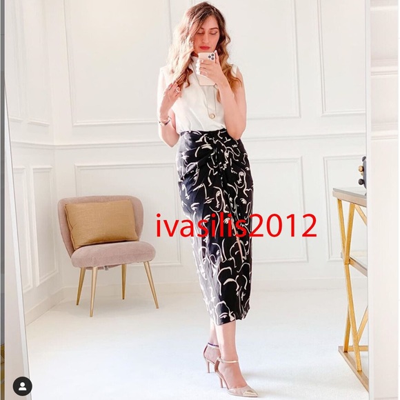 ZARA FLOWY SKIRT - Picture 5 of 5